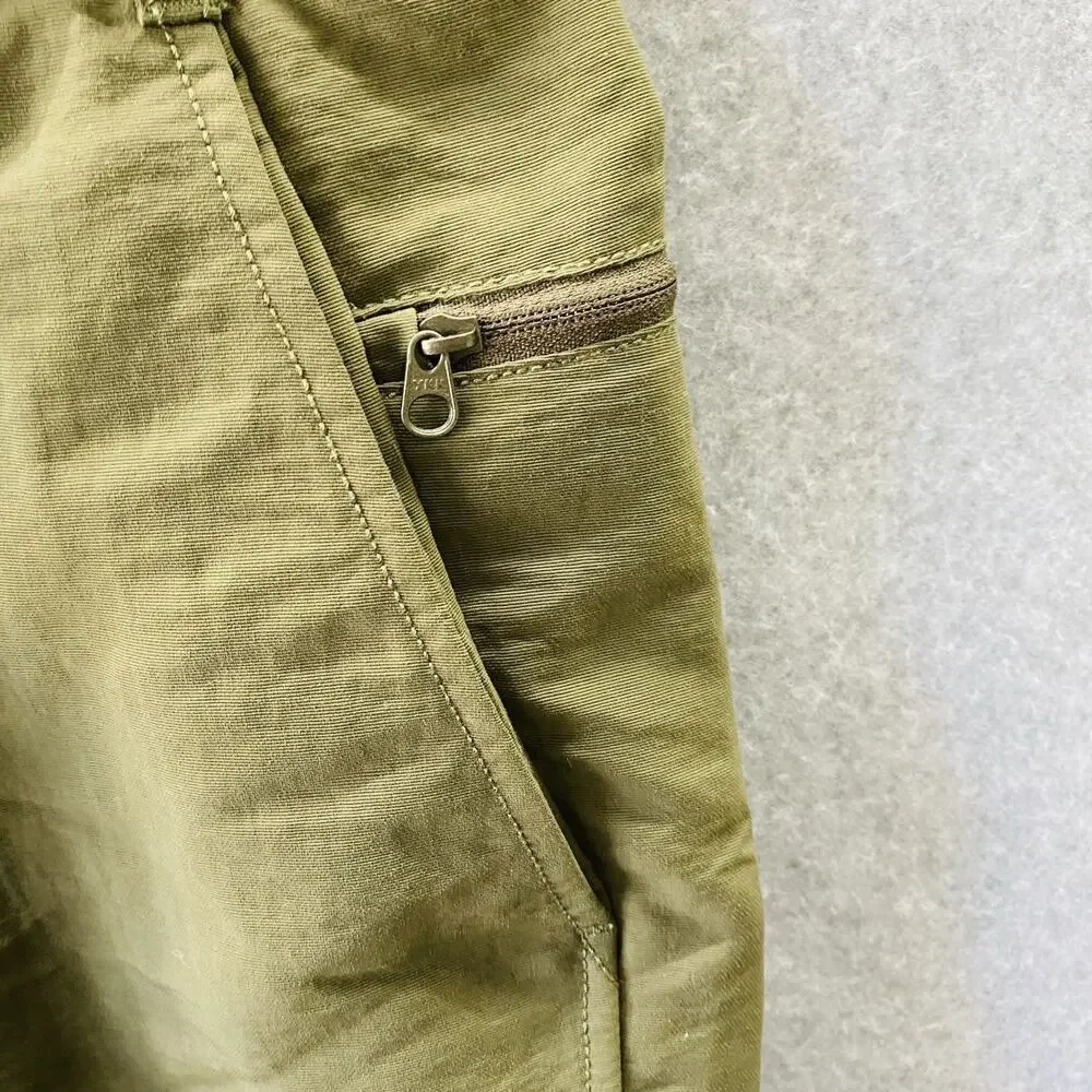 The North Face Shorts Men's Size 34 Paramount Trail Dark Olive Green belted